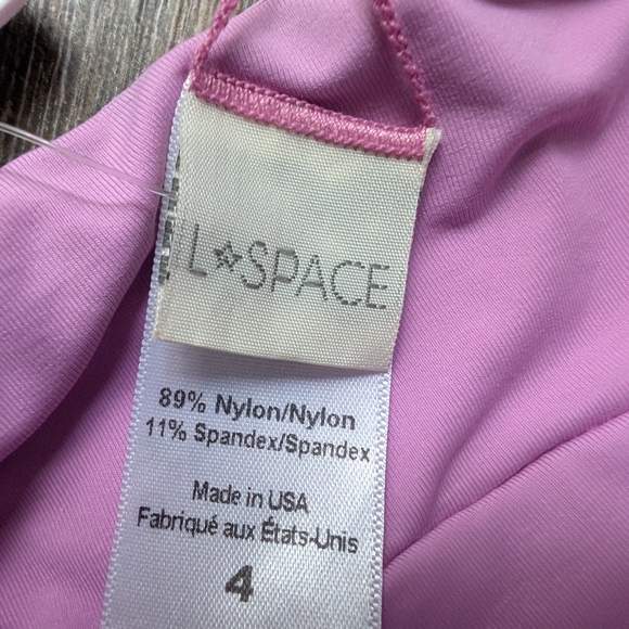 NWT Pink L Space Cha Cha One Piece Swimsuit - l*space Suit - Picture 4 of 13